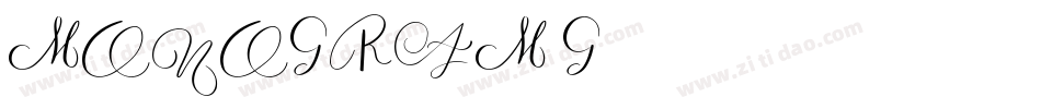 MONOGRAM G字体转换